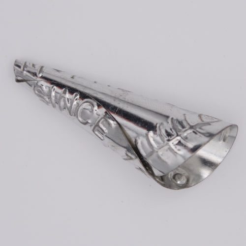 1 3/4" Rolled Jingle Cones Nickel Toddler 100/pk