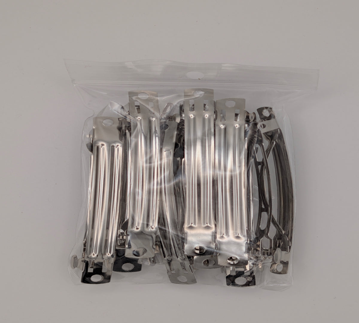 80mm Barrettes Nickel Finish