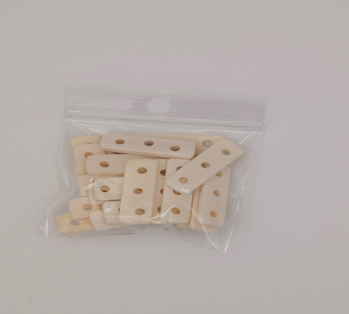 3 Hole - White Cow Bone Divider
