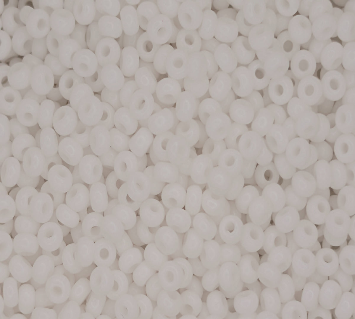 10/0 Czech Seed Bead - Opaque White