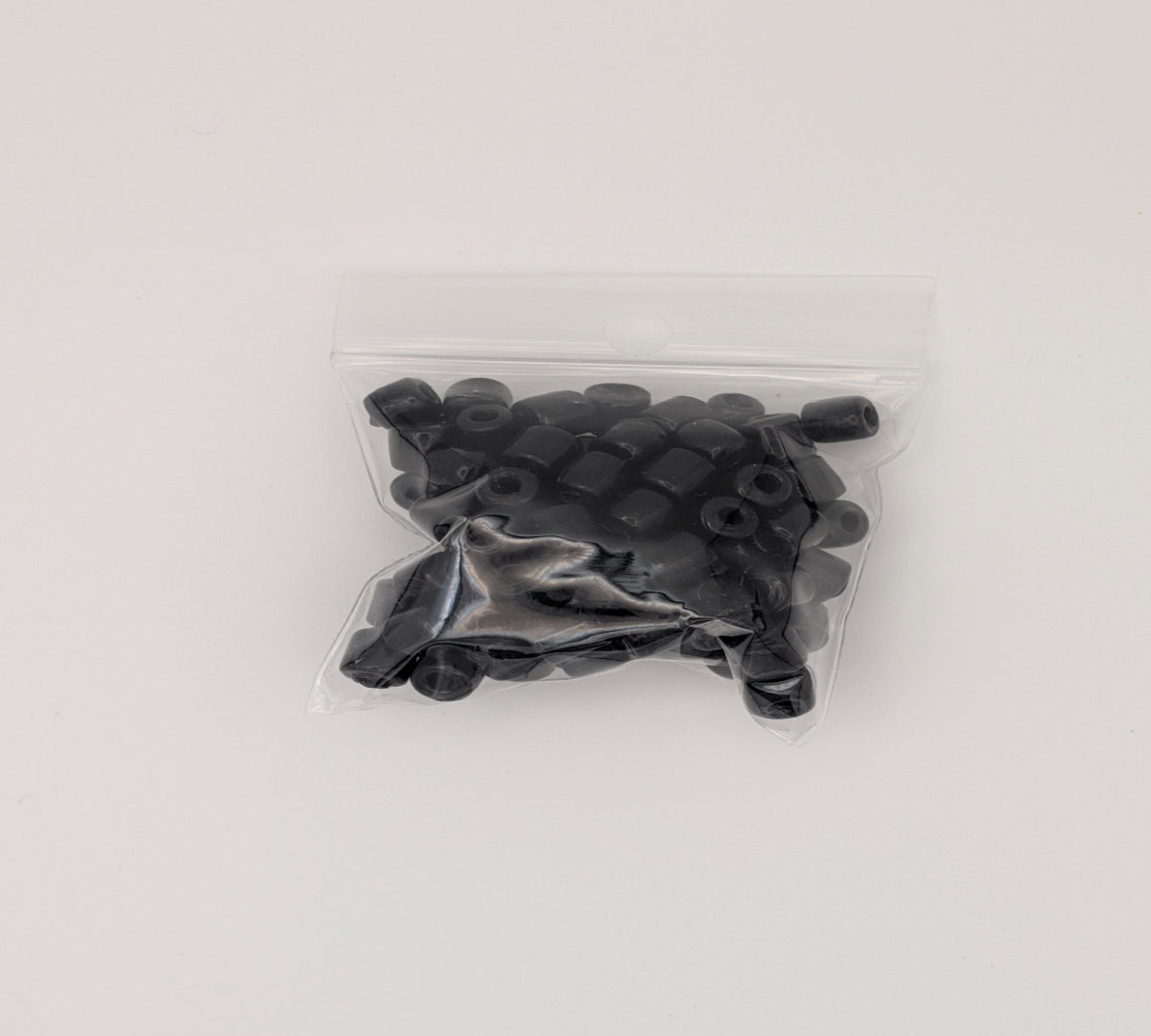 Tile Bead - Opaque Black