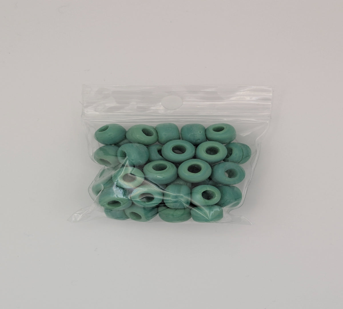 Crow Bead - Opaque Medium Green
