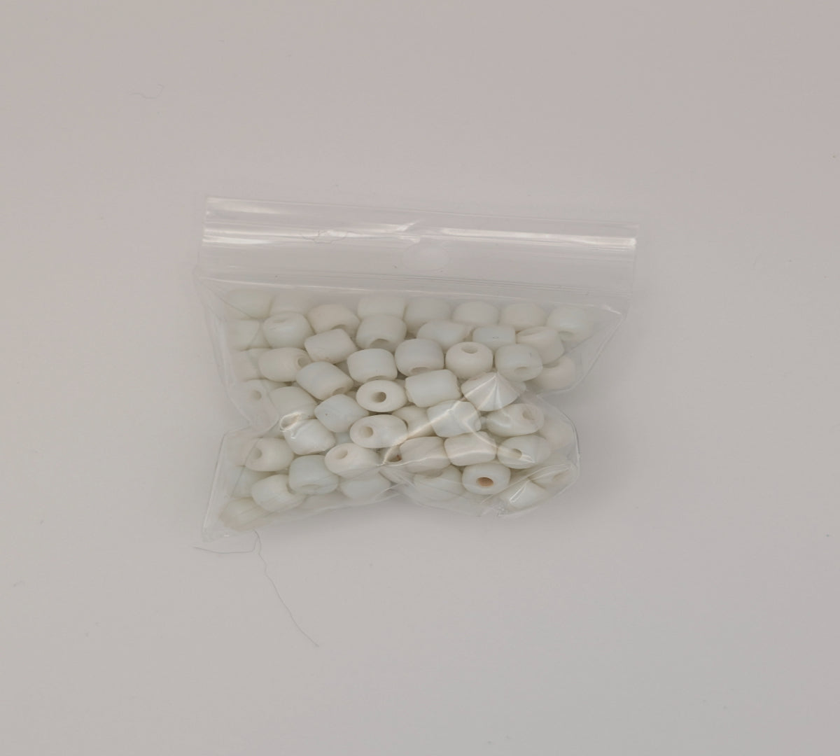 Tile Bead - Opaque White