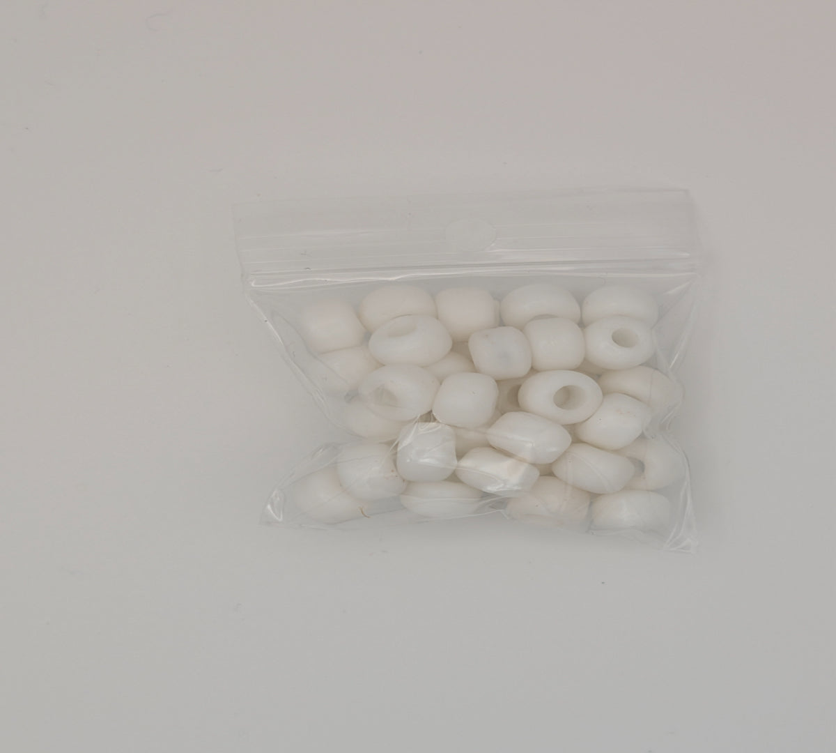 Crow Bead - Opaque White
