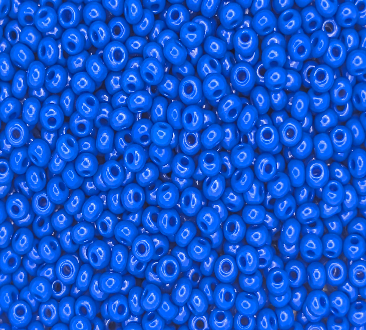 10/0 Czech Seed Bead - Opaque Royal Blue
