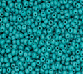 10/0 Czech Seed Bead - Opaque Green Turquoise