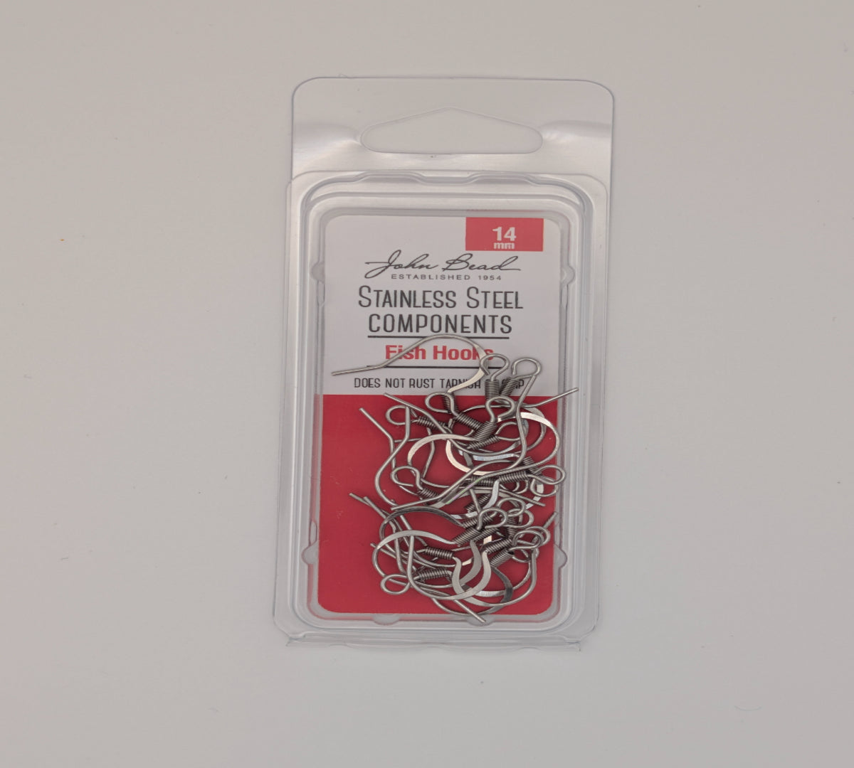 14mm Stainless Steel Earring Fish Hook