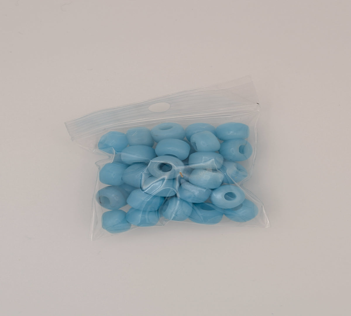 Crow Bead - Opaque Light Blue