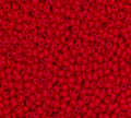 10/0 Czech Seed Bead - Opaque Medium Red